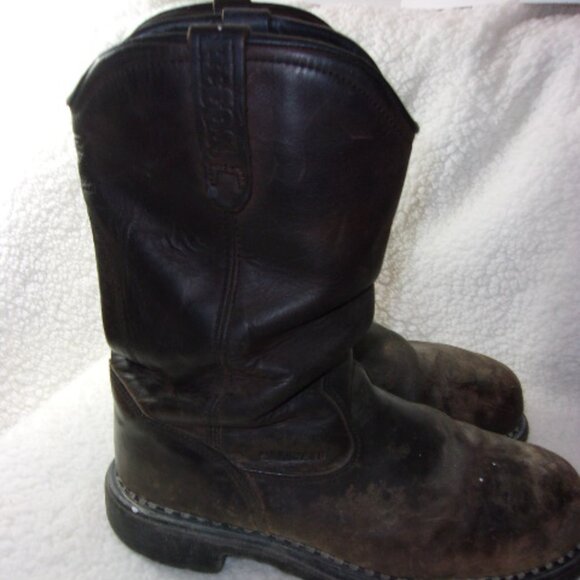 S-130 MENS REDWING  STEEL TOE WORK BOOTS - Picture 3 of 15